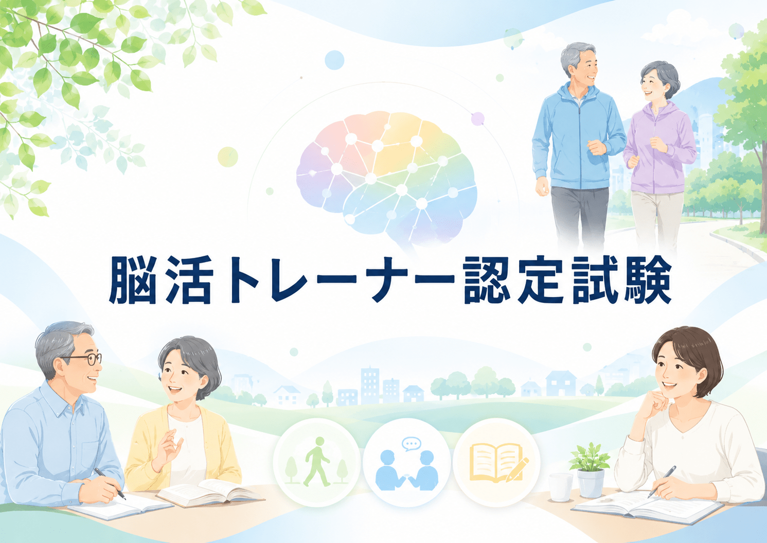 脳活トレーナー認定試験 家族支援・地域活動・シニア支援に役立つオンライン認定試験